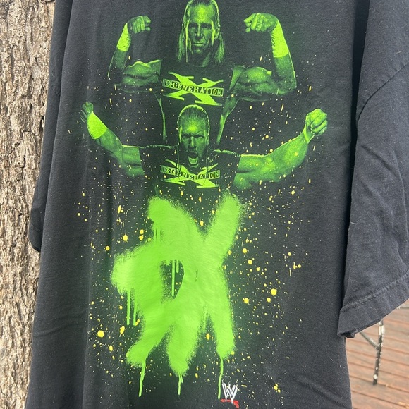 Vintage Men's WWE D-Generation X Black & Green T-Shirt, size 3XL - Picture 2 of 6